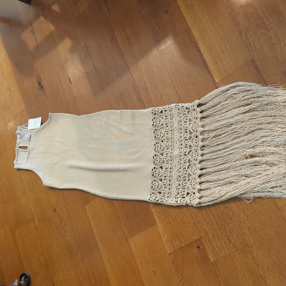 Tularosa Fringe crochet dress